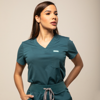 Chloe V Neck Scrub Top