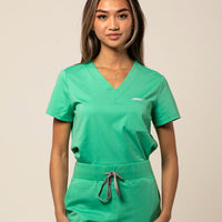 Chloe V Neck Scrub Top