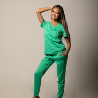 Chloe V Neck Scrub Top